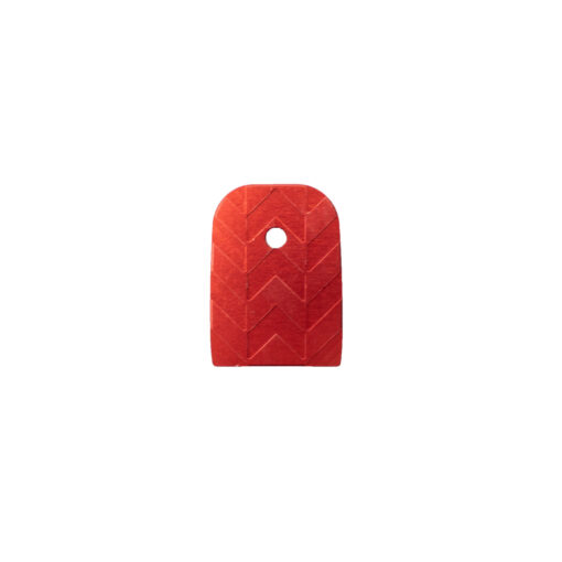 Anarchy Outdoors Base Plate For Glock Pistols - 9mm/.40/.357 SIG/.45 GAP (Excluding 42/43/43x/48), Red - Black Rifle Depot