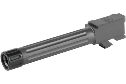CMC Fluted Barrel for Glock 19 - Theaded, Black DLC - Black Rifle Depot