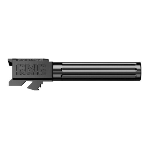 CMC Fluted Barrel for Glock 19 - Unthreaded, Black DLC - Black Rifle Depot