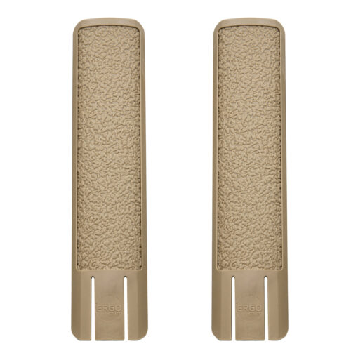 Ergo 15-Slot Full Long Textured Rail Cover 2PK - FDE - Black Rifle Depot