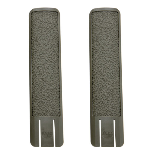 Ergo 15-Slot Full Long Textured Rail Cover 2PK - OD Green - Black Rifle Depot