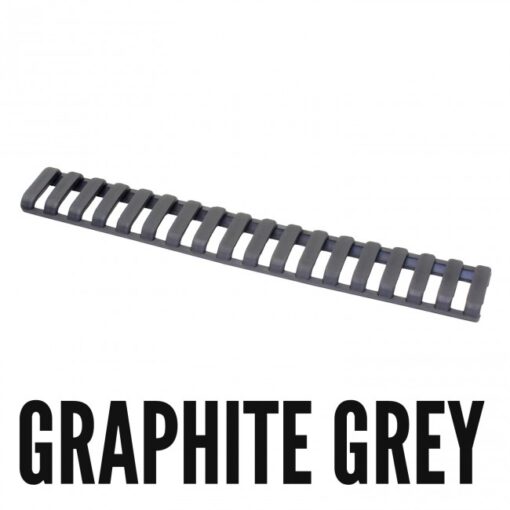 Ergo 18-Slot Ladder LowPro Rail Covers 3PK - Graphite Grey - Black Rifle Depot
