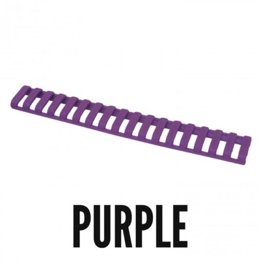 Ergo 18-Slot Ladder LowPro Rail Covers 3PK - Purple - Black Rifle Depot