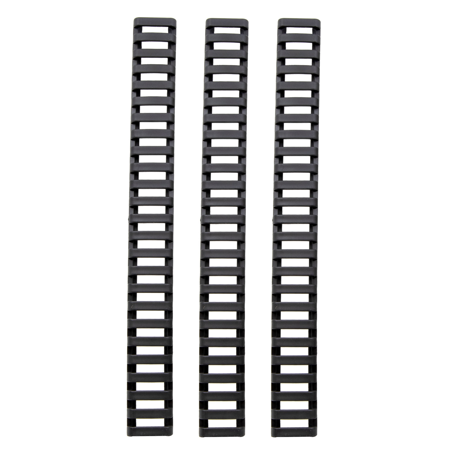 ergo-25-slot-ladder-lowpro-rail-covers-3pk-black-4376-3pk-bk