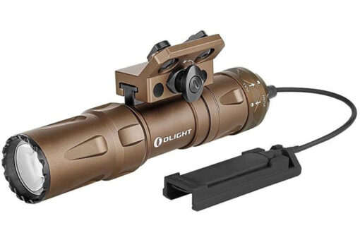 Olight Odin Mini Desert Tan 1250 Lumens Tactical LED Flashlight For M-Lok Mounts Mini - Black Rifle Depot