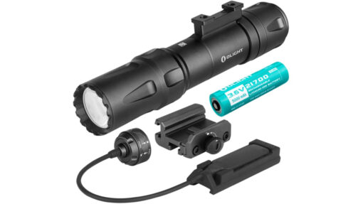Olight Odin Tactical Flashlight For Picatinny With Innovative Slide Rail Mount And Remote Pressure Switch - Black Rifle Depot