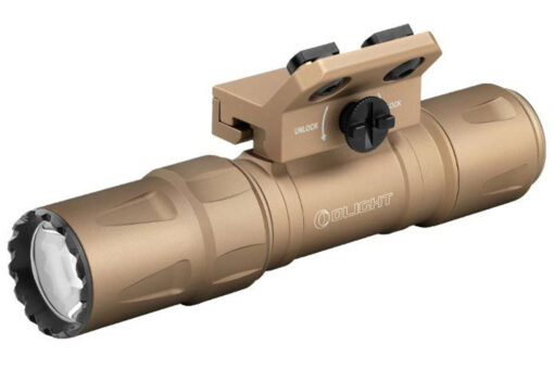 Olight Odin S M-Lok Desert Tan 1,500 Lumens Tactical LED Flashlight - Black Rifle Depot