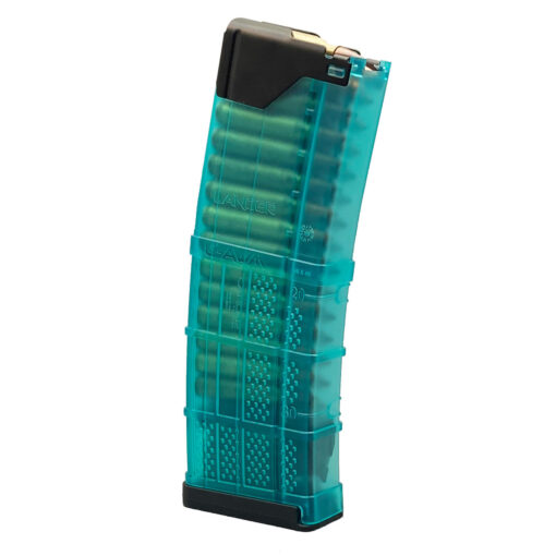 Lancer L5AWM AR-15 30RD Magazine - Translucent Robin's Egg Blue - Black Rifle Depot