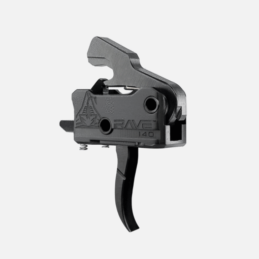 Rise Armament RAVE 140 Drop-in Trigger Flat / Curved - Curved, Black - Black Rifle Depot