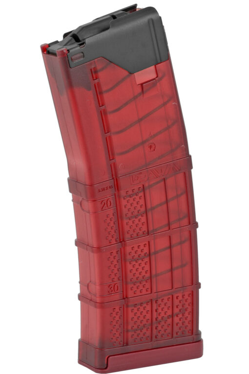 Lancer L5AWM AR-15 30RD Magazine - Red - Black Rifle Depot