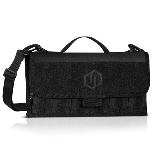 Savior Equipment Pistol Caliber Magazine Holder, Hold 6x Double Stack Magazine 9MM .40 Cal .45ACP - Black - Black Rifle Depot