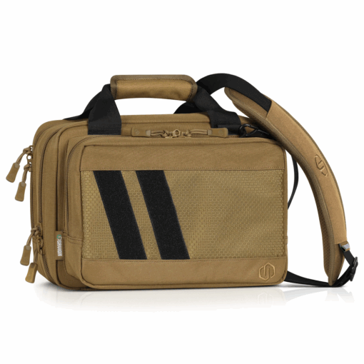 Savior Equipment Specialist Mini Range Bag, w/ 2x Hook & Loop Triple Magazine Holder & Accessories Case, Oversize Shoulder Pad - Tan - Black Rifle Depot