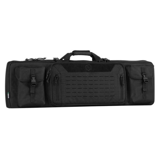 Savior Equipment Urban Warfare Double Rifle Bag - Suitable for Rifle Shotgun, w/ Backpack Strap, 42" Long - Black - Black Rifle Depot
