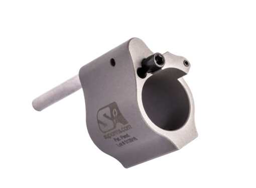 Superlative Arms .625 Adjustable Gas Block - Solid - Stainless Steel - Black Rifle Depot