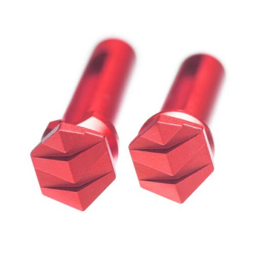 Tyrant Designs TD-AR15TP AR Enhanced Takedown Pins - Red - Black Rifle Depot