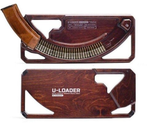 PODAVACH U-LOADER AR-15/AK Magazine Speed Loader - Natural Wood - Black Rifle Depot