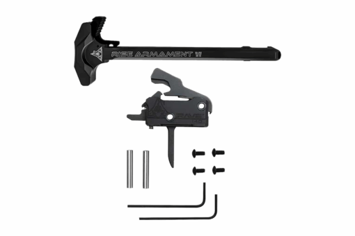 Rise Armament RAVE 140 Flat Trigger + RA-212 Charging Handle Combo - Black Rifle Depot