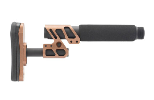 ODIN Works Zulu Adjustable Stock w/ Padded Pistol Buffer Tube and Back Plate - Tan - Black Rifle Depot