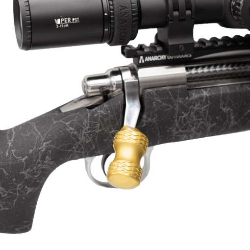 Anarchy Outdoors Clamp-On Bolt Knob - Gold - Black Rifle Depot