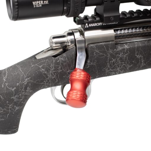 Anarchy Outdoors Clamp-On Bolt Knob - Red - Black Rifle Depot