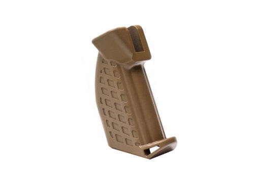 Anarchy Outdoors Tuxedo Precision Rifle Grip - FDE, Right Hand - Black Rifle Depot