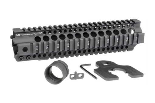 Midwest Industries AR-15 CRT Series Quad Rail Handguard - 10 - Black Rifle Depot