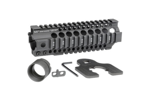 Midwest Industries AR-15 CRT Series Quad Rail Handguard - 7.25 - Black Rifle Depot
