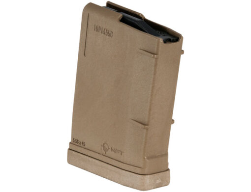 MFT 10 Round Polymer Magazine - Scorched Dark Earth - Black Rifle Depot