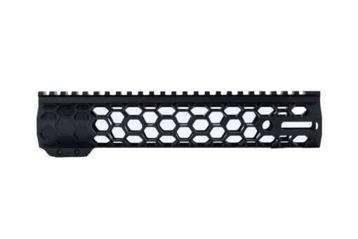 Free Float M-LOK Hexcut Handguard - 15 - 10 - Black Rifle Depot