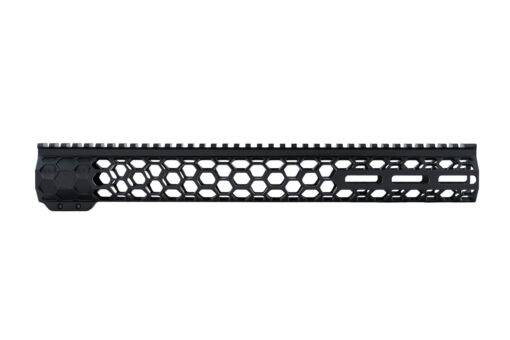 Free Float M-LOK Hexcut Handguard - 15 - 15 - Black Rifle Depot