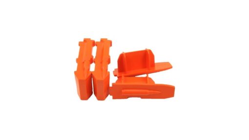 ETS AR-15 Rapid Recognition System Follower and Base Plate Kit 2-Pack - Orange - Black Rifle Depot
