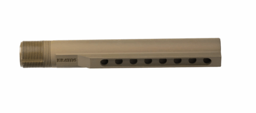 Kratos Design Group AR-15 A5 8-Position Receiver Extension Tube - FDE - Black Rifle Depot
