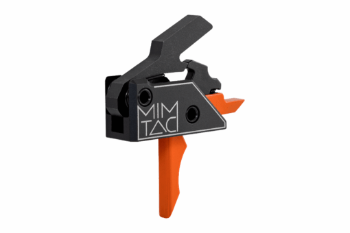 MIMTAC Drastic AR-15 Drop-In Single Stage Trigger - 3.5lb - Flat, Orange - Black Rifle Depot