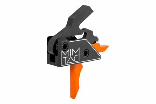 MIMTAC Drastic AR-15 9mm PCC Drop-In Single Stage Trigger - 3.5lb - Flat, Orange - Black Rifle Depot