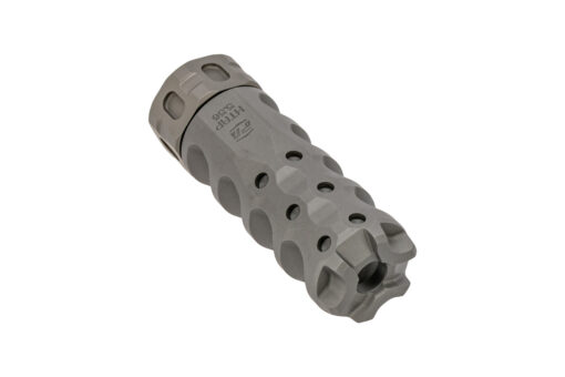 Precision Armament HYPERTAP Slim 5.56 Muzzle Brake - 1/2x28 - Stainless - Black Rifle Depot