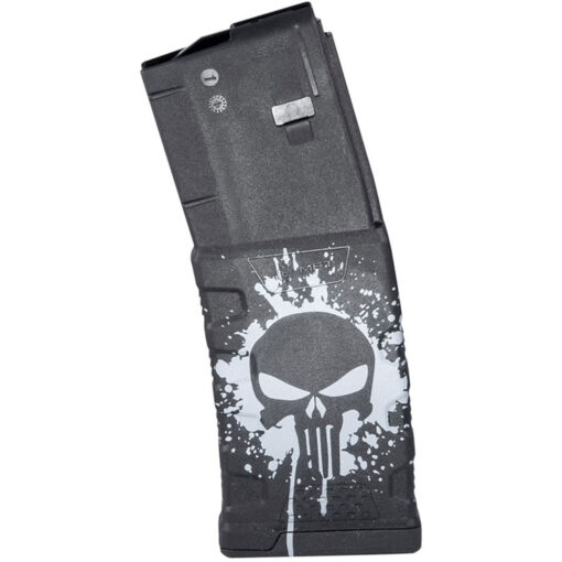 MFT EXTREME DUTY Polymer Magazine - White Punisher Skull - Black Rifle Depot