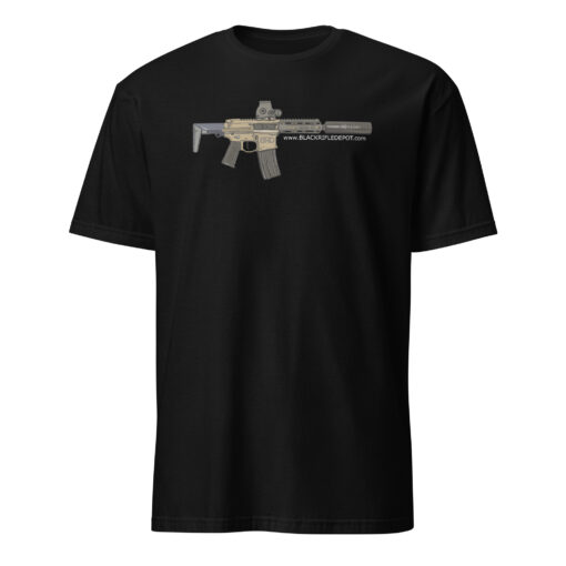BRD Suppressed SBR T-Shirt - Black, XL - Black Rifle Depot
