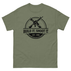 Build It, Shoot It Short Sleeve T-Shirt - Black Logo