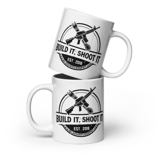 Build It, Shoot It Mug - 20 oz - Black Rifle Depot