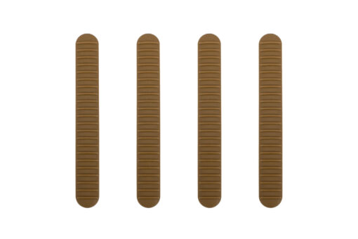B5 Systems M-LOK Rail Covers - 4PK - Coyote Brown - Black Rifle Depot