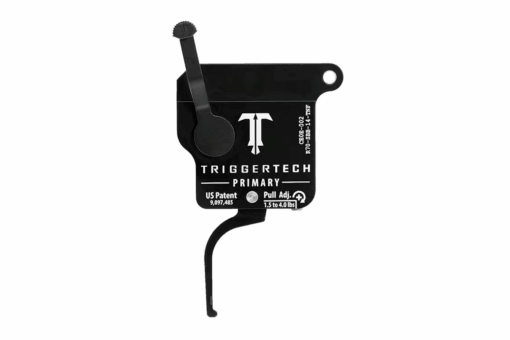 TriggerTech Remington 700 Primary Single Stage Straight Flat Black PVD Trigger - Black Rifle Depot
