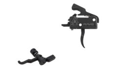 AR-15 trigger and selector bundle with Rise RAVE 140 curved trigger and Atrius 3-position super selector