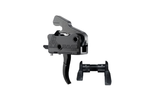 Rise Armament Rave 140 Curved Trigger w/ RA-6423 Black Ambi Safety Selector Combo Kit - Black Rifle Depot