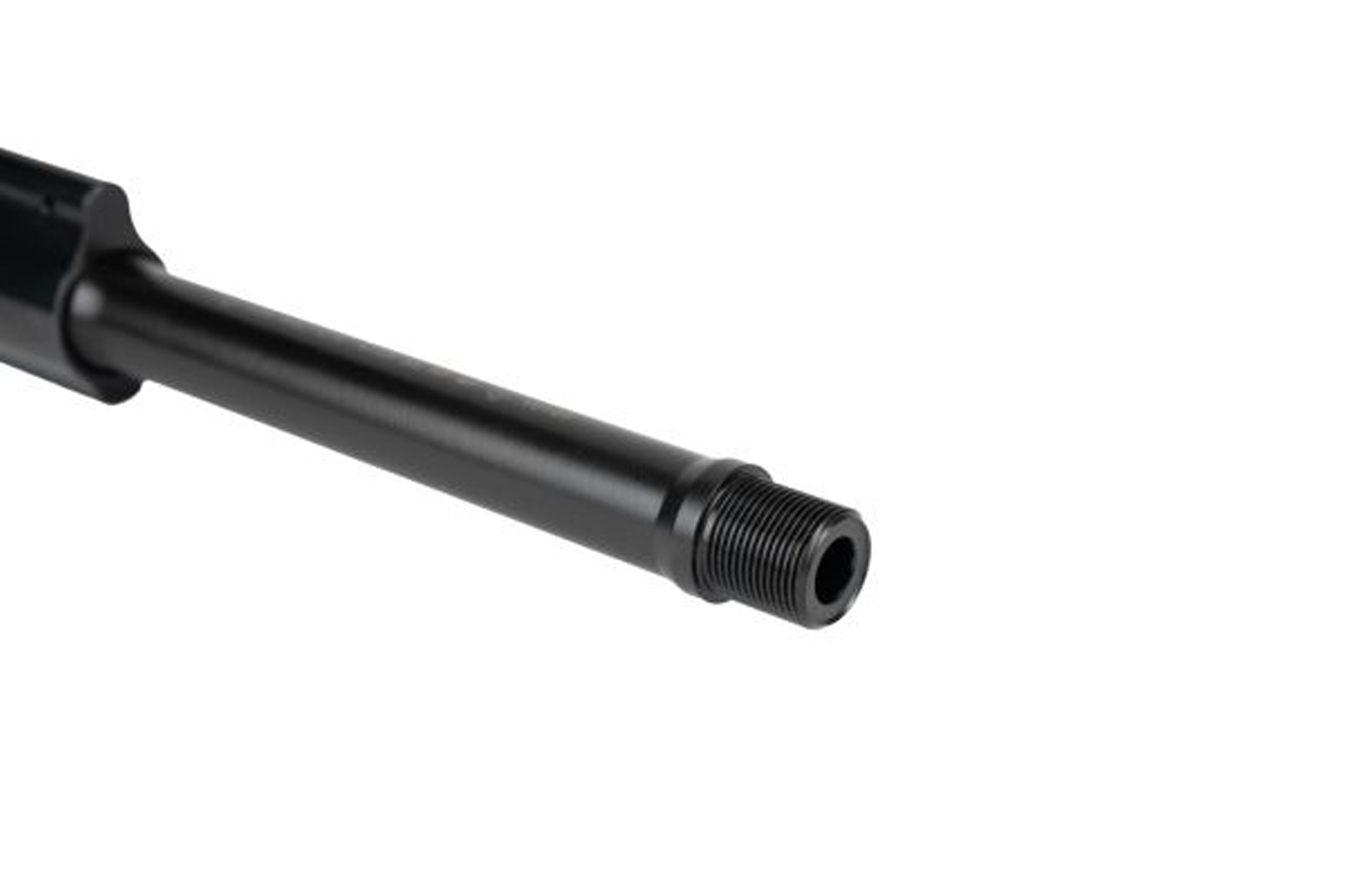 319012 5/8x24 muzzle threads close-up on Ballistic Advantage 10.5 inch .338 ARC barrel