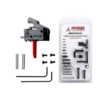 Rise Armament RAVE 140 red flat drop-in trigger with AR-15 lower parts kit and pins