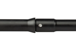 Gas block dimple close-up on Aero Precision 12.5 inch midlength barrel for set screw alignment