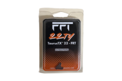 Freedom Finger Triggers Taurus TX22 stainless forced reset trigger retail package front view