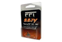 Freedom Finger Triggers Taurus TX22 stainless forced reset trigger retail package front view