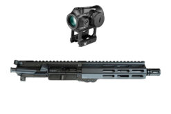 One Horse 7.5 inch 5.56 complete upper with Vortex Triumph 2 MOA red dot sight for AR-15 builds