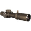 Nightforce NX8 1-8x24mm F1 capped rifle scope with FC-DMx reticle in Dark Earth